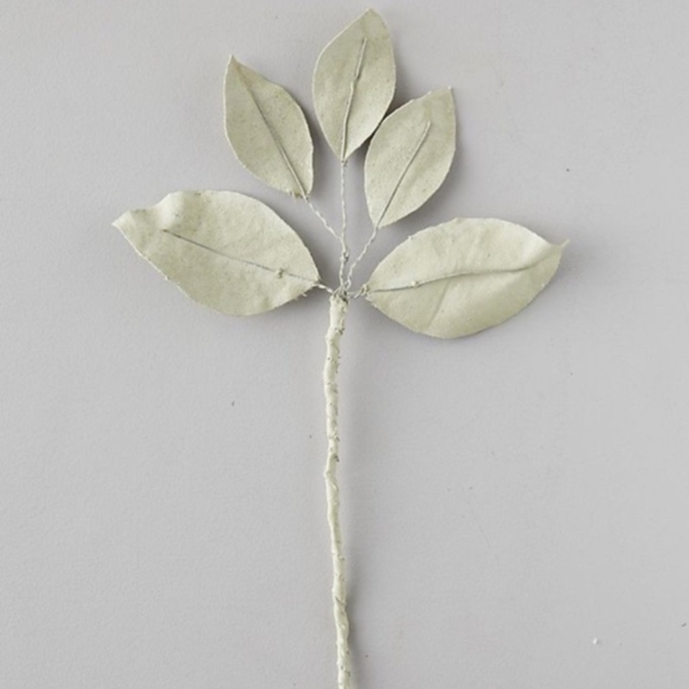 Anthropologie Canvas Magnolia Stem